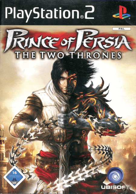 Prince of Persia Two Thrones box art for Playstation 2